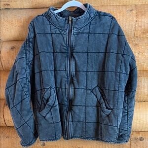 Free People Quilted knit Jacket